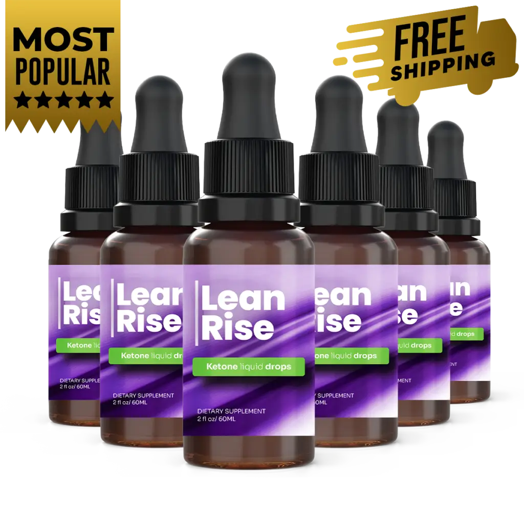 LeanRise 6 bottle best value pack 180 day metabolism support supply
